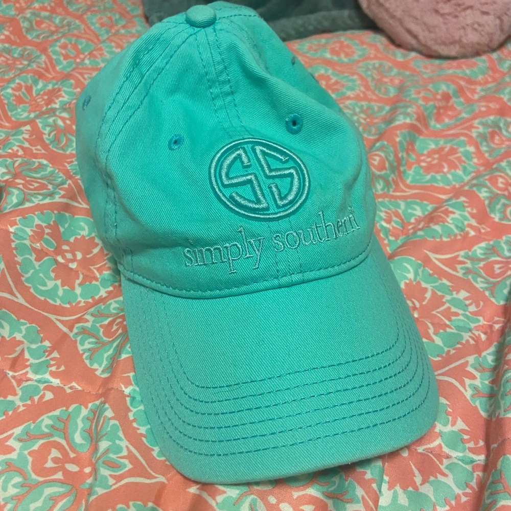 teal simply southern hat